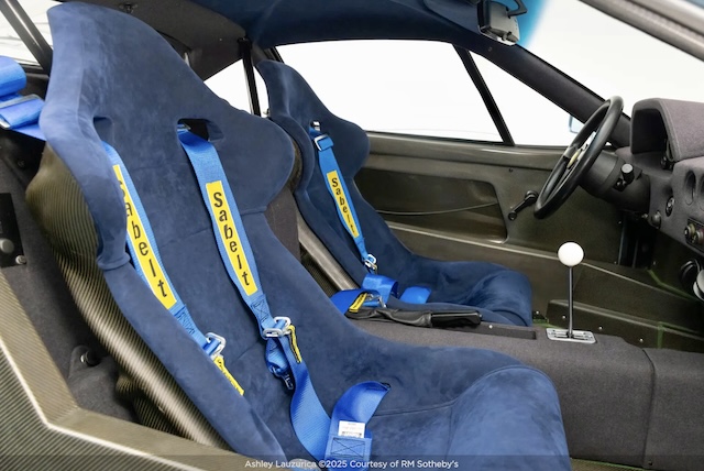 Ferrari F40 car interior